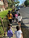 Children walking
