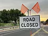 Road Closed stock