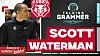Talking Grammer podcast graphic featuring coach Scott Waterman.