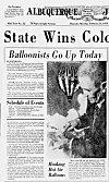 Balloons going up Feb. 21, 1974