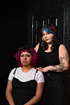 Dana Agatha, left, and LeAnna Walters form the comedy duo Future Women. They will perform at The Box on Thursday, March 5, as part of the 2026 Albuquerque Funny Fiesta.
