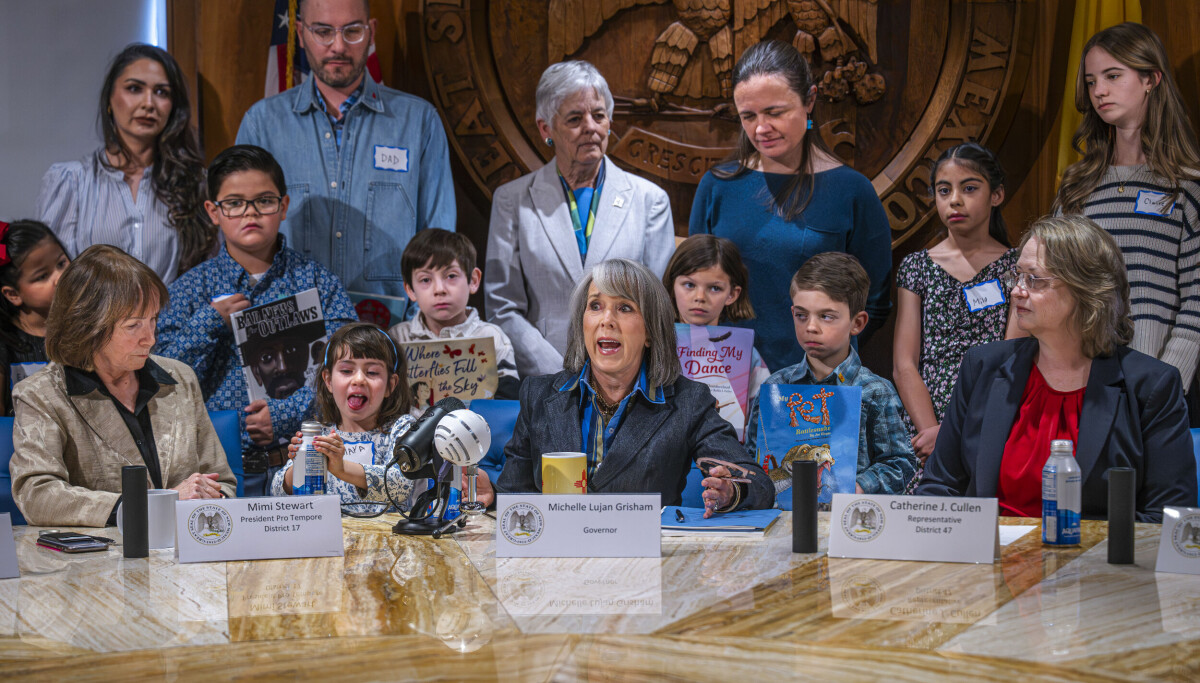 New Mexico governor signs education package on reading, math, special ...