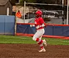 UNM Lobo sophomore Allie Williams rounding the bases after a home run during a game earlier this season.