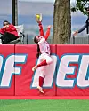 Hayden Luderer robs a home run for Lobo softball.