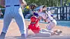 Gabrielle Briones slides into home vs. GCU.