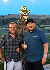 Aaron Ridley says: As a filmmaker and photographer Clay Croft, right, and XO has been an inspiration to me for years and it was a bucket list item to meet him and get a photo with him,