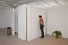 From left, artist Tiago Almeida and curator Chiara Giovando at Almeida’s exhibition “Memories of the Past That Hug Me in a Nest,” at the Institute of Contemporary Art, Santa Fe.