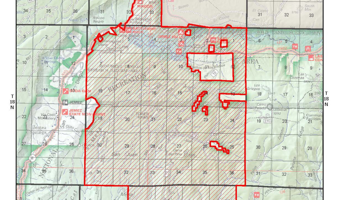 Forest closes Jemez district due to McCauley fire.