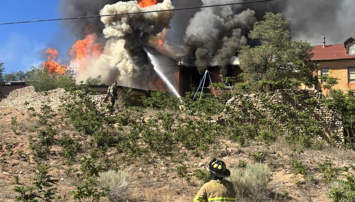 Competency questioned for homeless man seen fleeing burning boarding school in Santa Fe