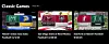 Screenshot of some of the 'Classic Games' available on demand on the new, subscription-based MW+ app.