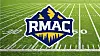 Rocky Mountain Athletic Conference logo with image of a football field behind it.