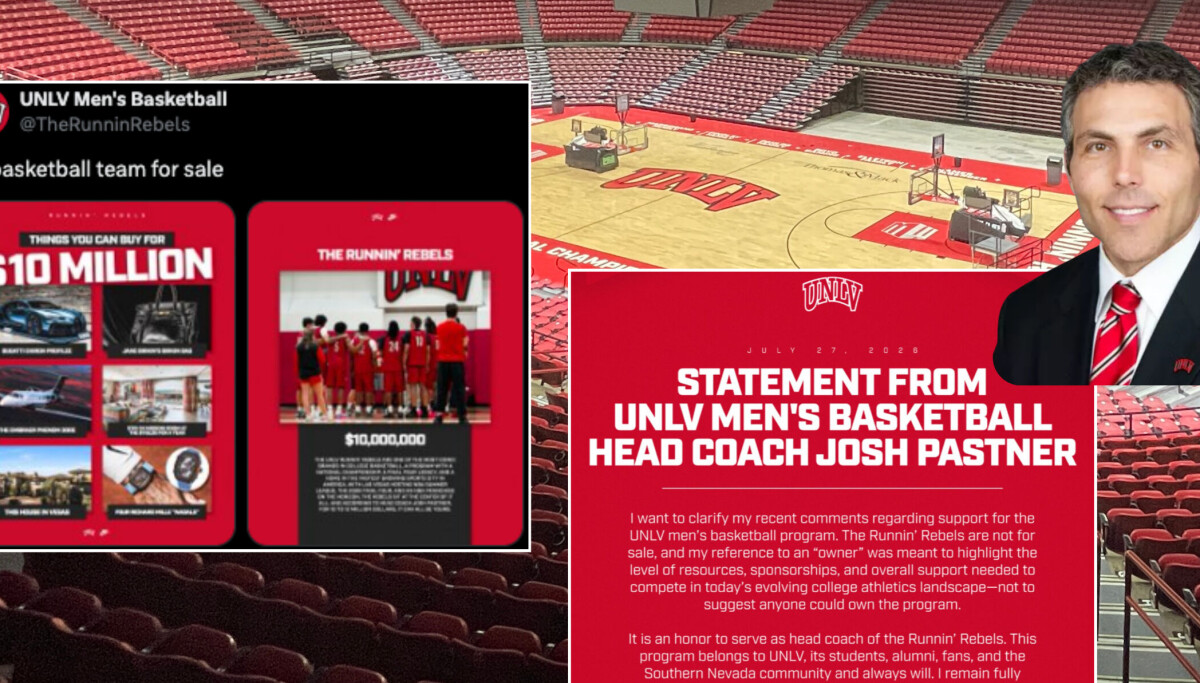 It turns out, the UNLV men's basketball team isn't for sale after all