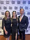 From left, Tracy Denton, Skye Denton and Brian Denton at the 2025 Gala for the Austin Denton Foundation.