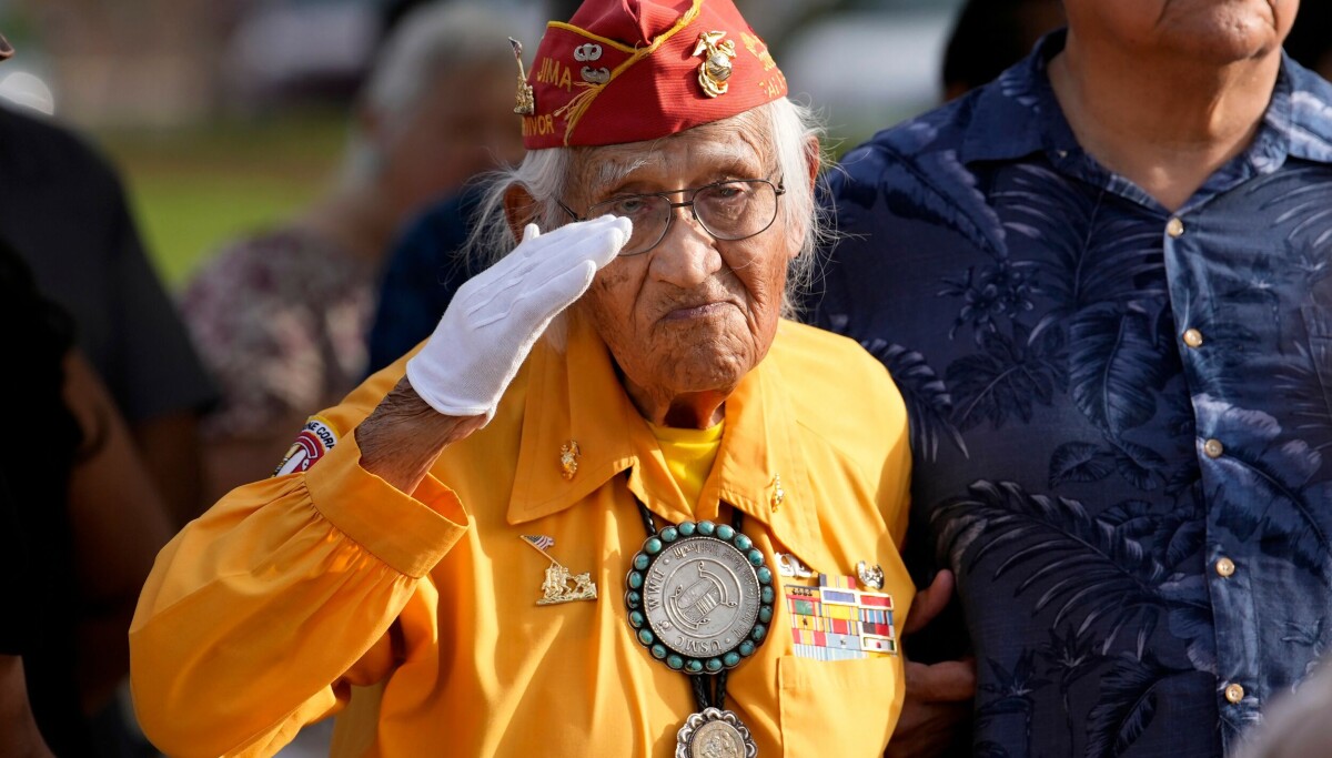 Good Coding Profile National Code Talker Day brings 101-year-old veteran to Phoenix