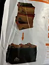Three color-coded Kelty pouches hang above a black collapsible storage box on product packaging.