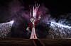Passing the torch: After 30 years, Zozobra fire dancer crowns a new heroine