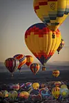Albuquerque Balloon Fiesta opens with 500 balloons, minor crashes