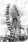 Ferris wheel during the 1965 New Mexico State Fair