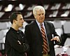 College basketball icon Bill Raftery and Lobo coach Richard Pitino ...