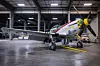 P-51 'Gunfighter' inside Cutter Aviation hangar