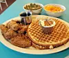 Frank's Famous Chicken and Waffles