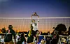 First outdoor highschool volleyball game in New Mexico