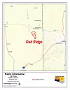 Oak Ridge Fire map