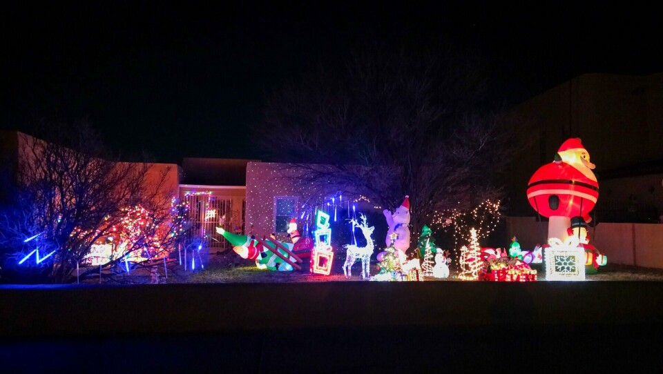 Albuquerque December ABQ neighborhood Christmas displays map and pictures | Clickable ...