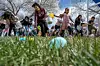 Photos of the Easter egg hunt at Expo New Mexico