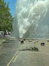 Water main break
