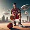 AI generated UNM Lobo basketball jersey for 2050
