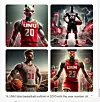 AI generated UNM Lobo basketball jersey for 2050