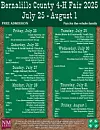Bernalillo County Fair 4-H Schedule