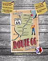 Eat Your Way Through Route 66 Illinois Poster
