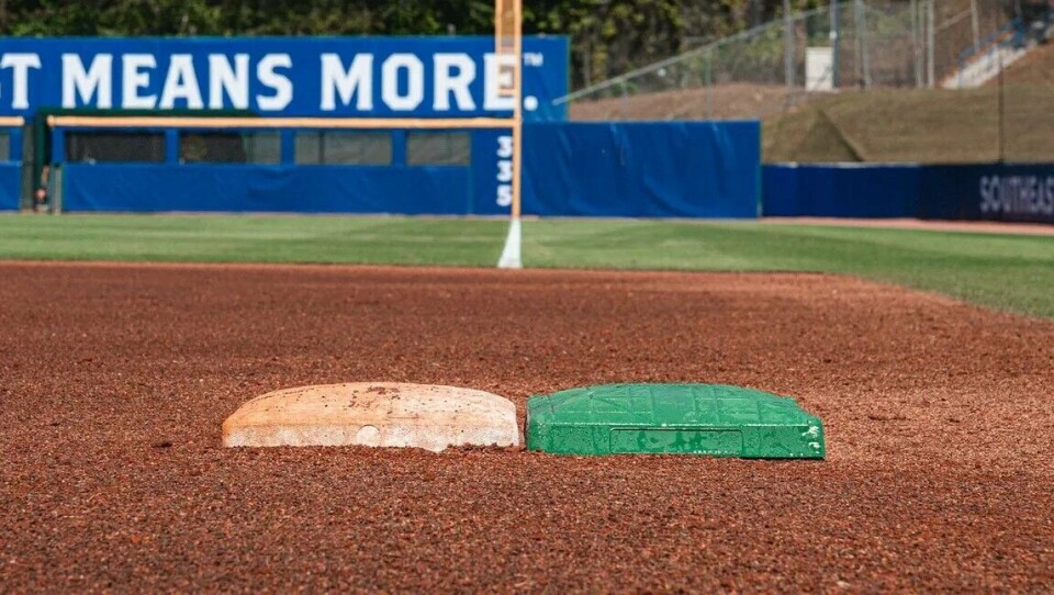 Go First Base Seeing double: A second first base is coming to high school baseball ...