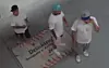 Surveillance video of suspects at Isotopes game