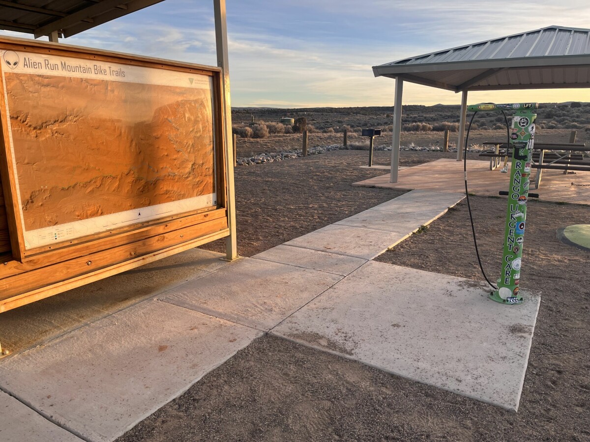 Alien Run Mountain Bike Trail: Explore UFO-inspired trails near Aztec